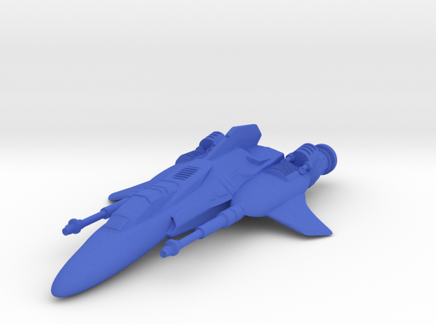 V3_Fighter5 in Blue Processed Versatile Plastic