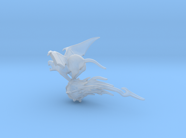 SMALL Flying Rat 2 in Tan Fine Detail Plastic