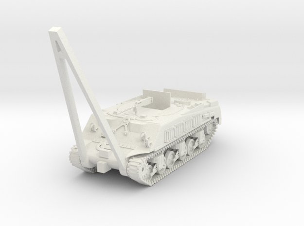 1/48 Scale British ARV-1 Recovery Vehicle in White Natural Versatile Plastic