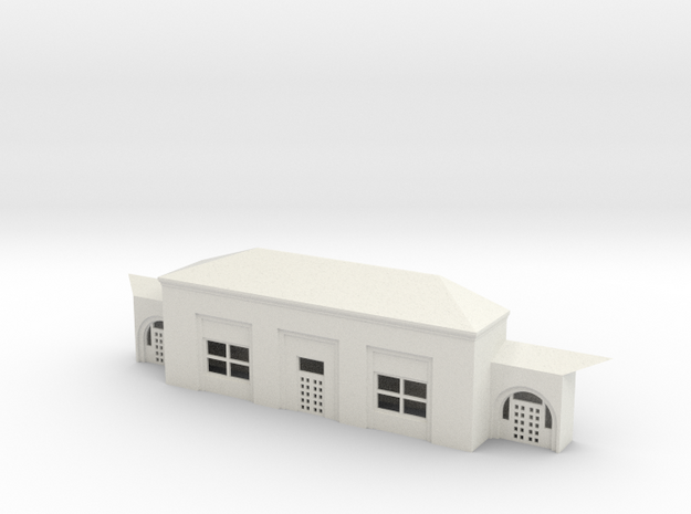 Los Angeles Union Station Part 9 N scale in White Natural Versatile Plastic