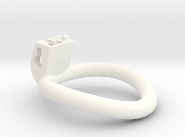 Cherry Keeper Ring G2 - 40x44mm Tall Oval (~42mm) in White Processed Versatile Plastic