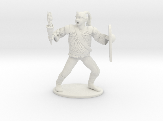 Goblin Miniature (MM Cover) in White Natural Versatile Plastic: 1:55