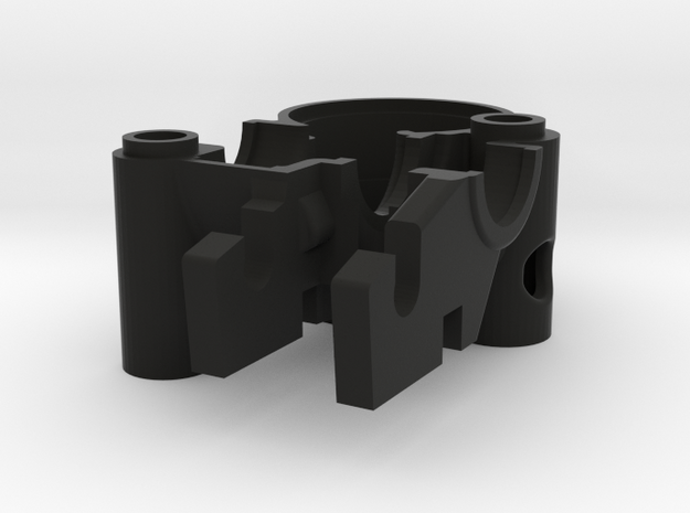 V1.2_Shell_Top in Black Natural Versatile Plastic