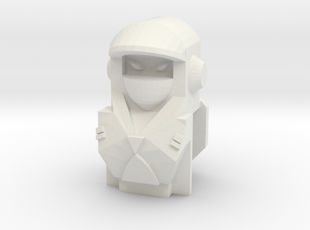 Ninja Robot Lady Upgrade in White Natural Versatile Plastic