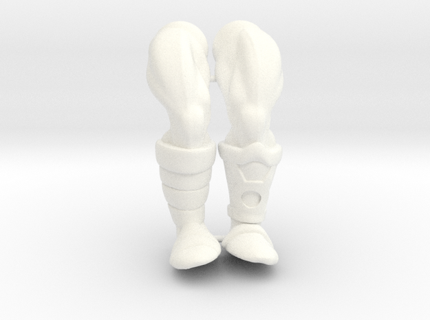 Two-Bad Legs VINTAGE in White Processed Versatile Plastic