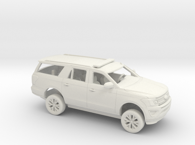 1/72 2017 Ford Expedition Max Police Kit in White Natural Versatile Plastic