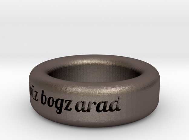 ring in niz bogzarad in Polished Bronzed-Silver Steel