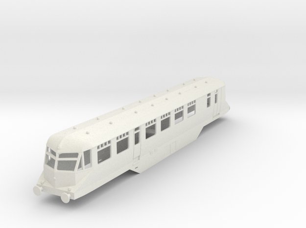 0-76-gwr-railcar-19-33-1a in White Natural Versatile Plastic