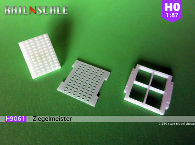 Ziegelmeister (H0 1:87) in Tan Fine Detail Plastic