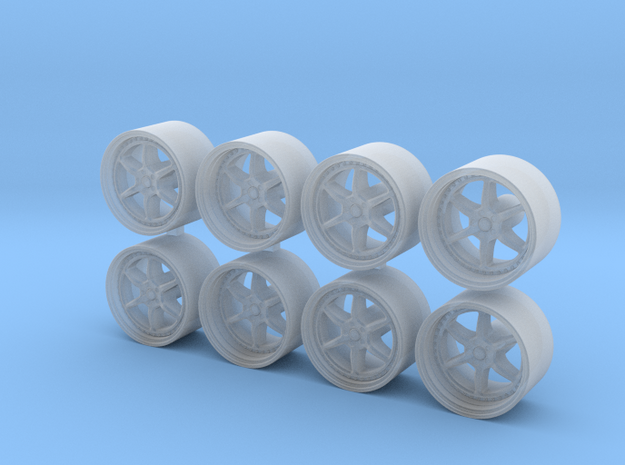 HR 446 8.15x5 1/64 Scale Wheels in Smooth Fine Detail Plastic