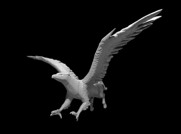 Hippogriff in White Natural Versatile Plastic