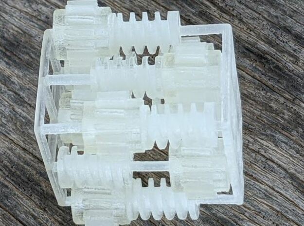 Tyco US-1 Trucking Gears (9 sets) in Clear Ultra Fine Detail Plastic