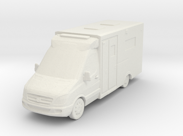 Sprinter Ambulance 1/72 in White Natural Versatile Plastic