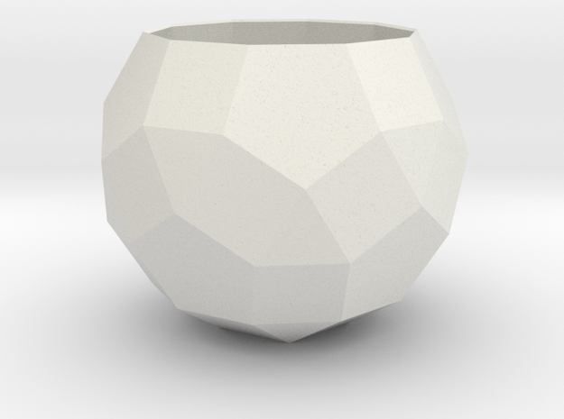 gmtrx lawal rhombicosidodecahedron section in White Natural Versatile Plastic