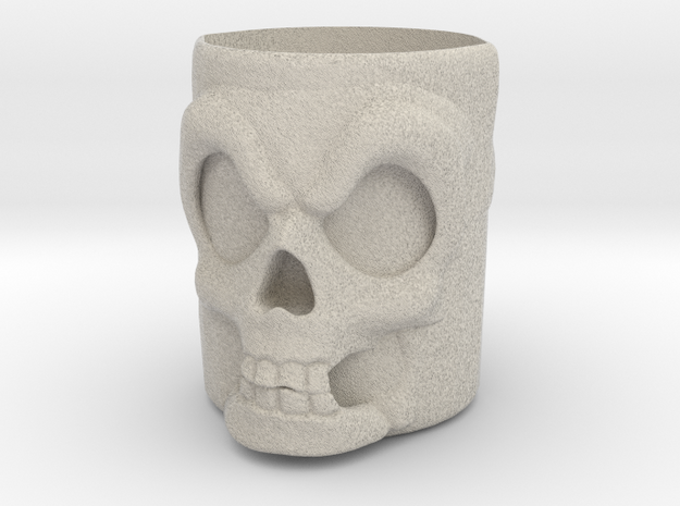 Murray Skull Cup in Natural Sandstone