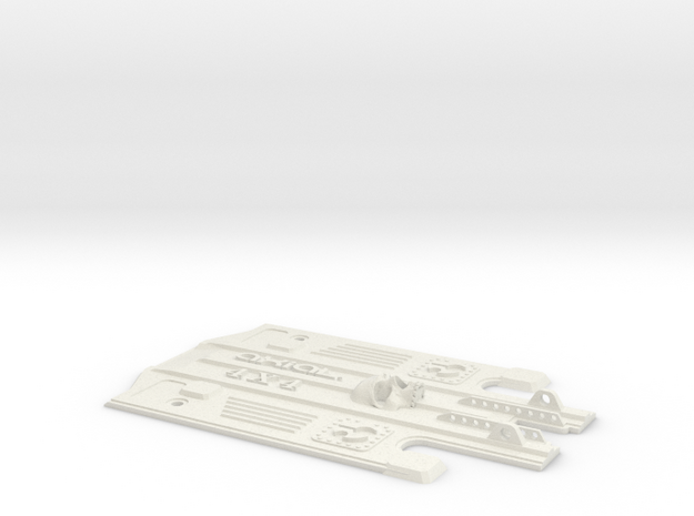 Proscale Swaybar Ladefläche Axial Totenkopfdesign in White Natural Versatile Plastic