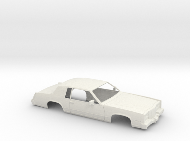 1/18 1983 Cadillac Eldorado Shell in White Natural Versatile Plastic