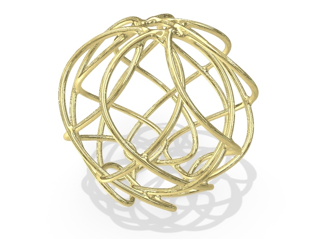 Christmas Ornament 2015 #009 in 18K Yellow Gold