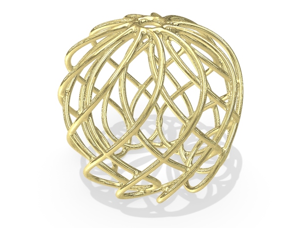 Christmas Ornament 2015 #003 in 18K Yellow Gold