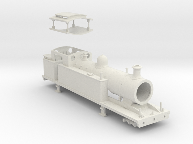 HO scale LBSCR I 3 Standard Config. in White Natural Versatile Plastic