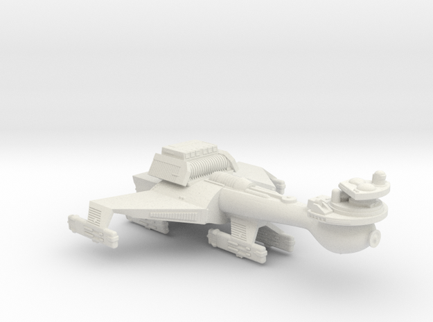 3125 Scale Klingon WB10V Super Heavy Carrier WEM in White Natural Versatile Plastic