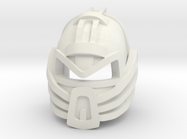Great Mask of Emulation (axle) in White Natural Versatile Plastic