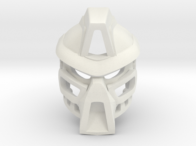 Great Kamasa, Mask of Kinetic Absorption (axle) in White Natural Versatile Plastic