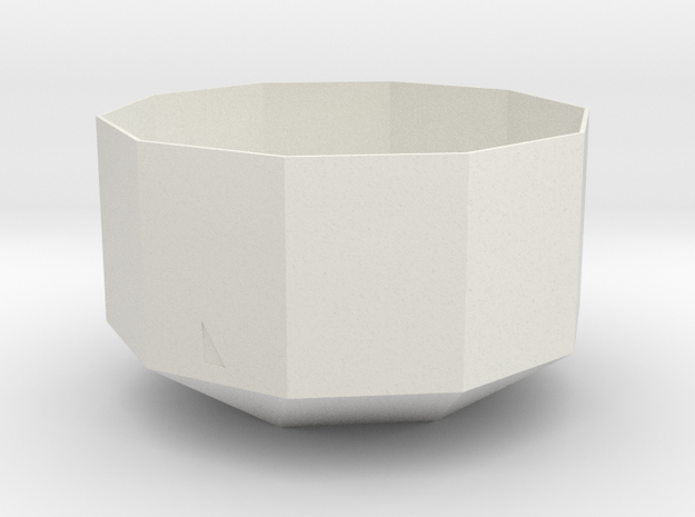 gmtrx lawal rhombicuboctahedron design in White Natural Versatile Plastic