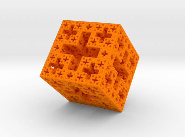 J-Cube Version 2 in Orange Processed Versatile Plastic