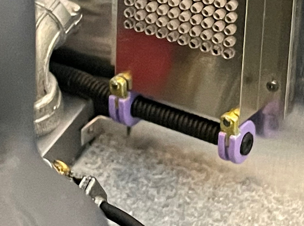 1:8 BTTF DeLorean Split loom for X-mas tree in Clear Ultra Fine Detail Plastic