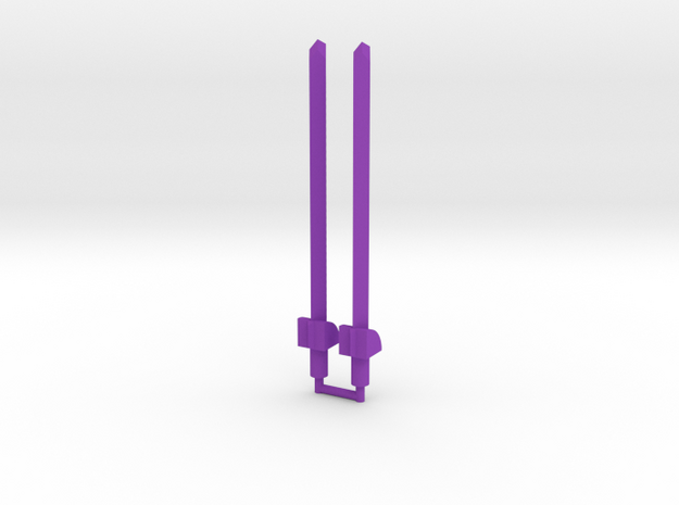 Snapper Dual Swords in Purple Processed Versatile Plastic