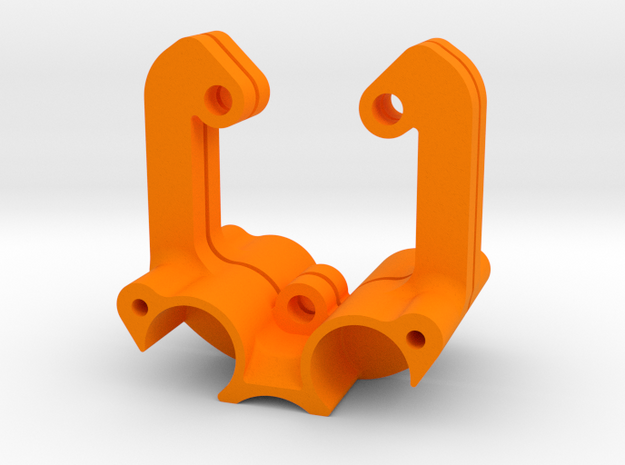 2x tungsten hanger 1.9 for Vanquish portal axle re in Orange Processed Versatile Plastic