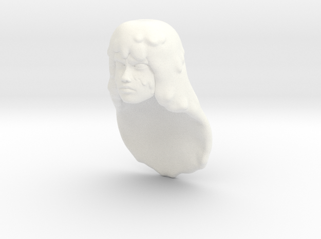 Melog Head Classics in White Processed Versatile Plastic