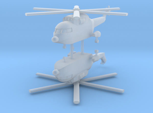 1/700 Super Frelon / PLAAF Z-8 Helicopter (x2) in Tan Fine Detail Plastic