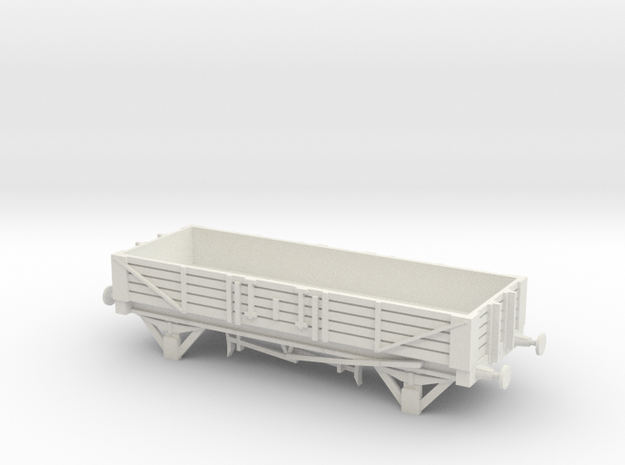5 Plank Wagon in White Natural Versatile Plastic