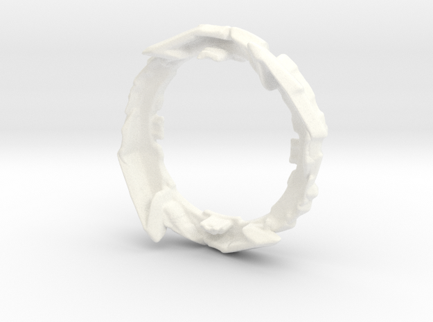 GT-48 Infinite Unity Ring in White Processed Versatile Plastic