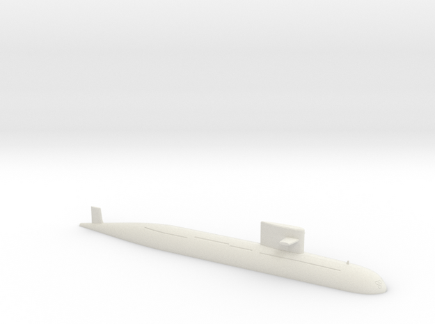 PLA[N] 093 Submarine, 1/285 in White Natural Versatile Plastic