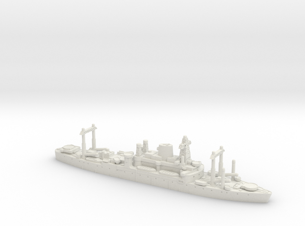 USS Ancon 1/1250 in White Natural Versatile Plastic
