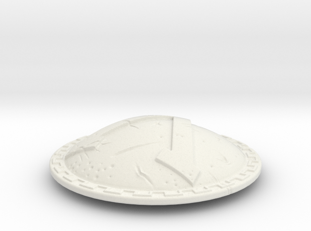 Spartan Shield (Motu compatible) Origins/Vintage in White Natural Versatile Plastic