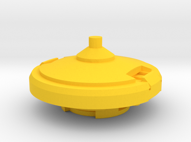 Beyblade Spin Cutter | Anime Blade Base in Yellow Processed Versatile Plastic