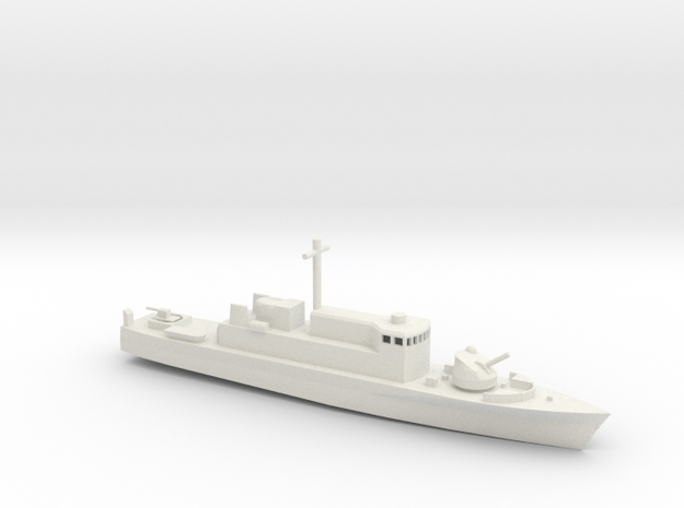 1/350 Scale PG-95 Class Gunboat in White Natural Versatile Plastic