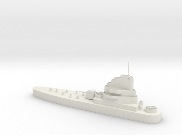 1/350 Scale USS Carronade IFS-1 in White Natural Versatile Plastic