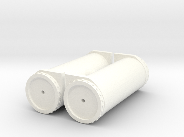 Air tanks (plastic) in White Processed Versatile Plastic