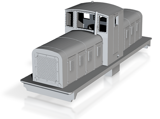 w-cl-152fs-west-clare-walker-diesel-loco in Tan Fine Detail Plastic