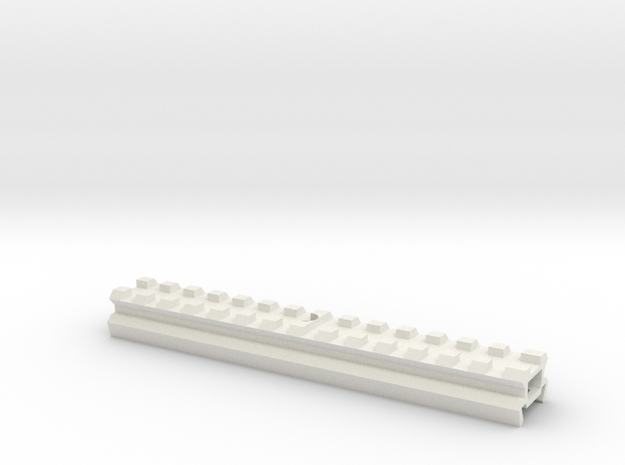 Airsoft L85 SA80 RAIL Adapter for G&G in White Natural Versatile Plastic