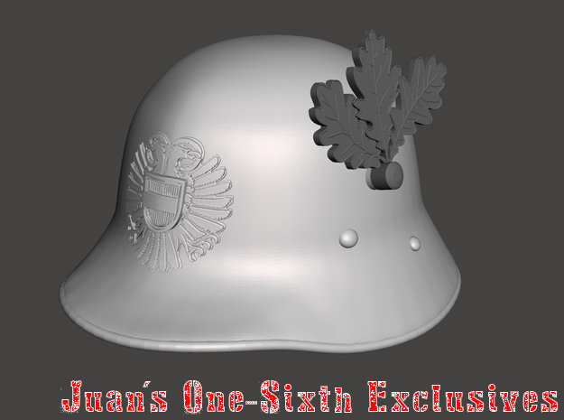 Austrian Army M1917 Helmet  in Tan Fine Detail Plastic