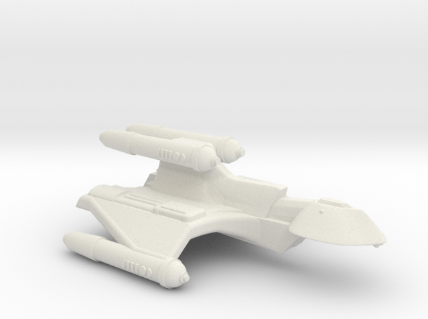 3788 Scale Romulan FireHawk-B+ Carrier (FHB+) MGL in White Natural Versatile Plastic