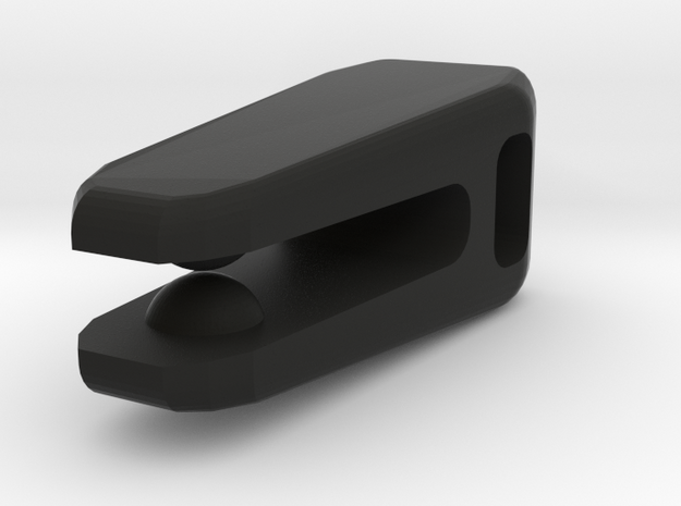 Pendant Clip for Instrument Picks ≤ 0.9mm in Black Premium Versatile Plastic