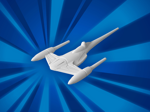 (MMch) N-1 Starfighter in White Natural Versatile Plastic