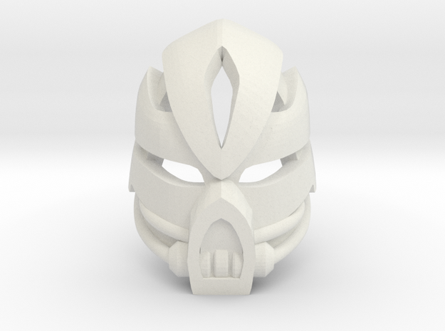 Noble Mask of Possibilities in White Natural Versatile Plastic